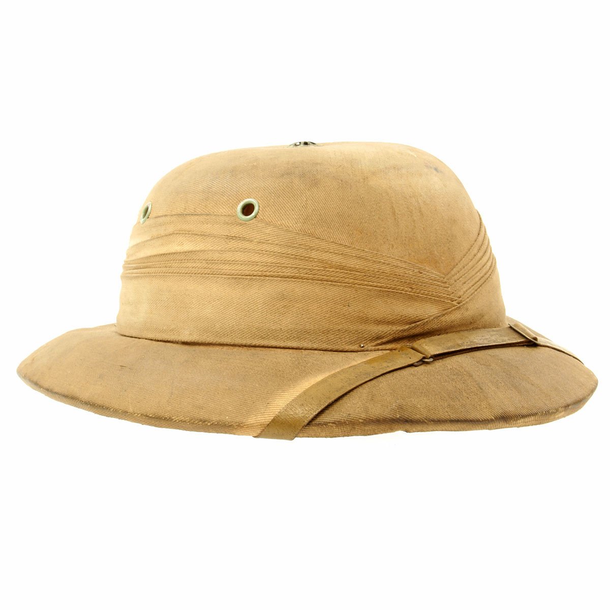 Original British WWII Bombay Bowler Pith Helmet with Hong Kong Maker L ...