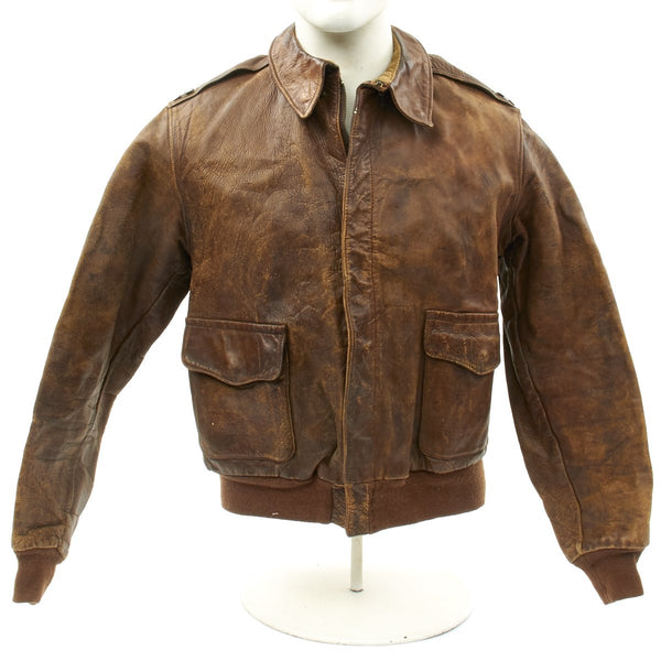 Original U.S. WWII B-17 Bomber Tantalizing Takeoff A-2 Flight Jacket ...