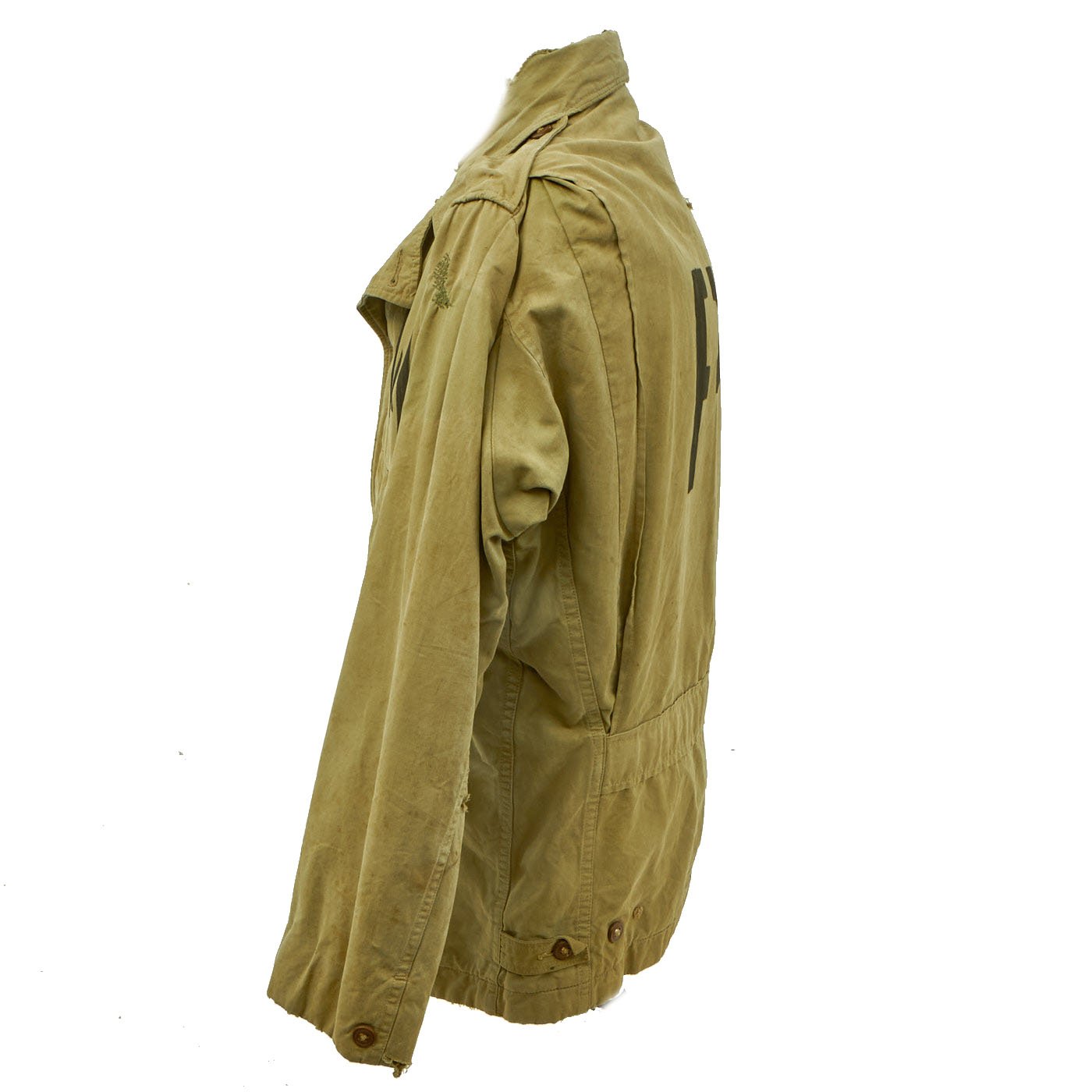 Original U.S. WWII M-1941 Field Jacket with Axis Prisoner of War PW St ...