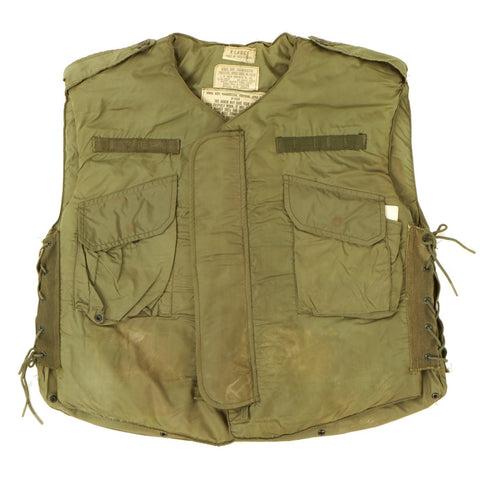 Original U.S. Vietnam War M-1952A XL Flak Body Armor Vest by Foster wi ...