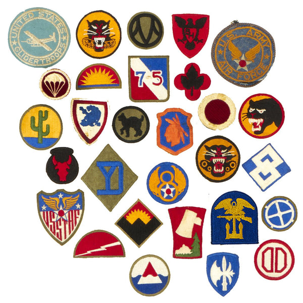 Original U.S. WWII Patch Collection - Set of 29 – International ...
