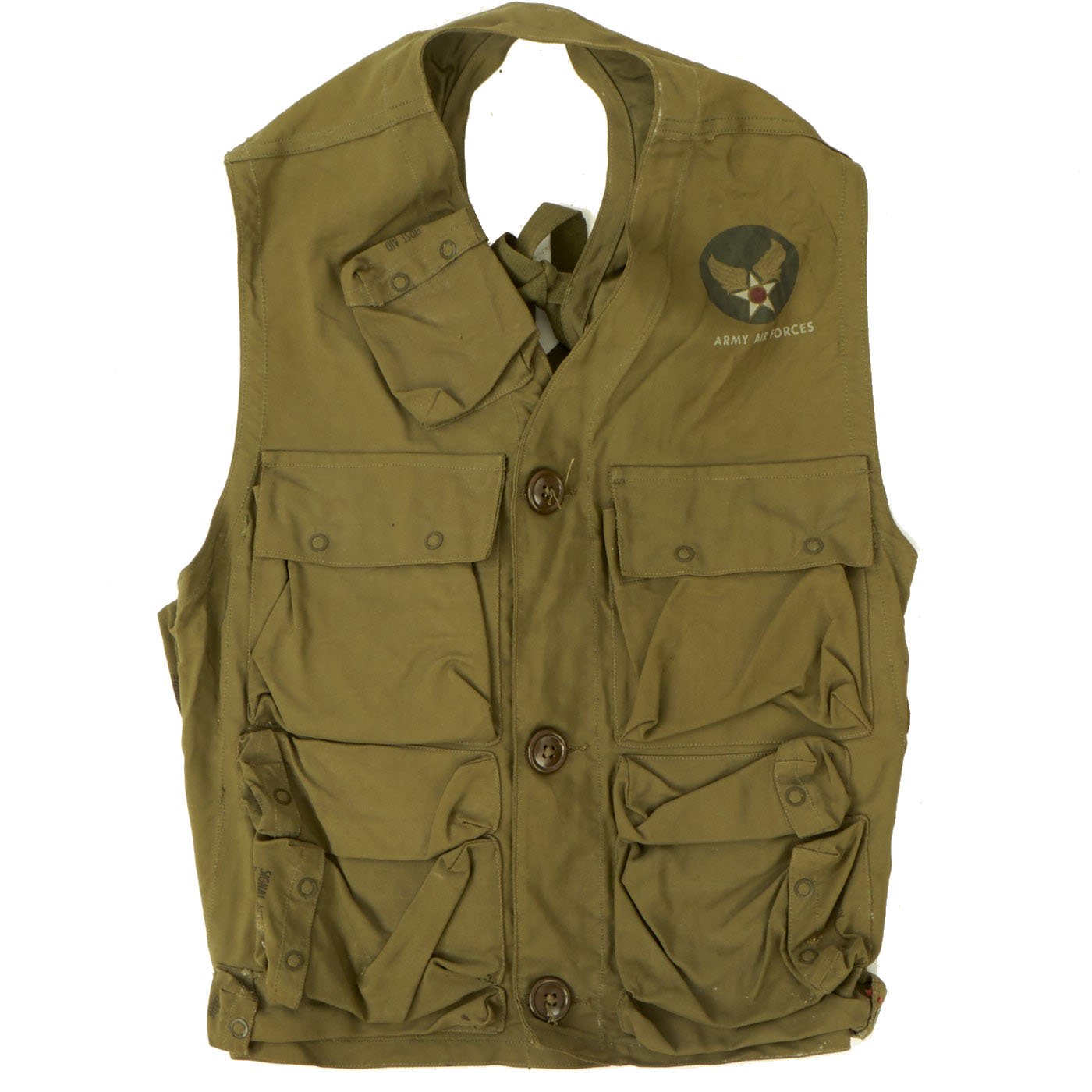 Original U.S. WWII USAAF Pilot Type C-1 Emergency Sustenance Vest ...