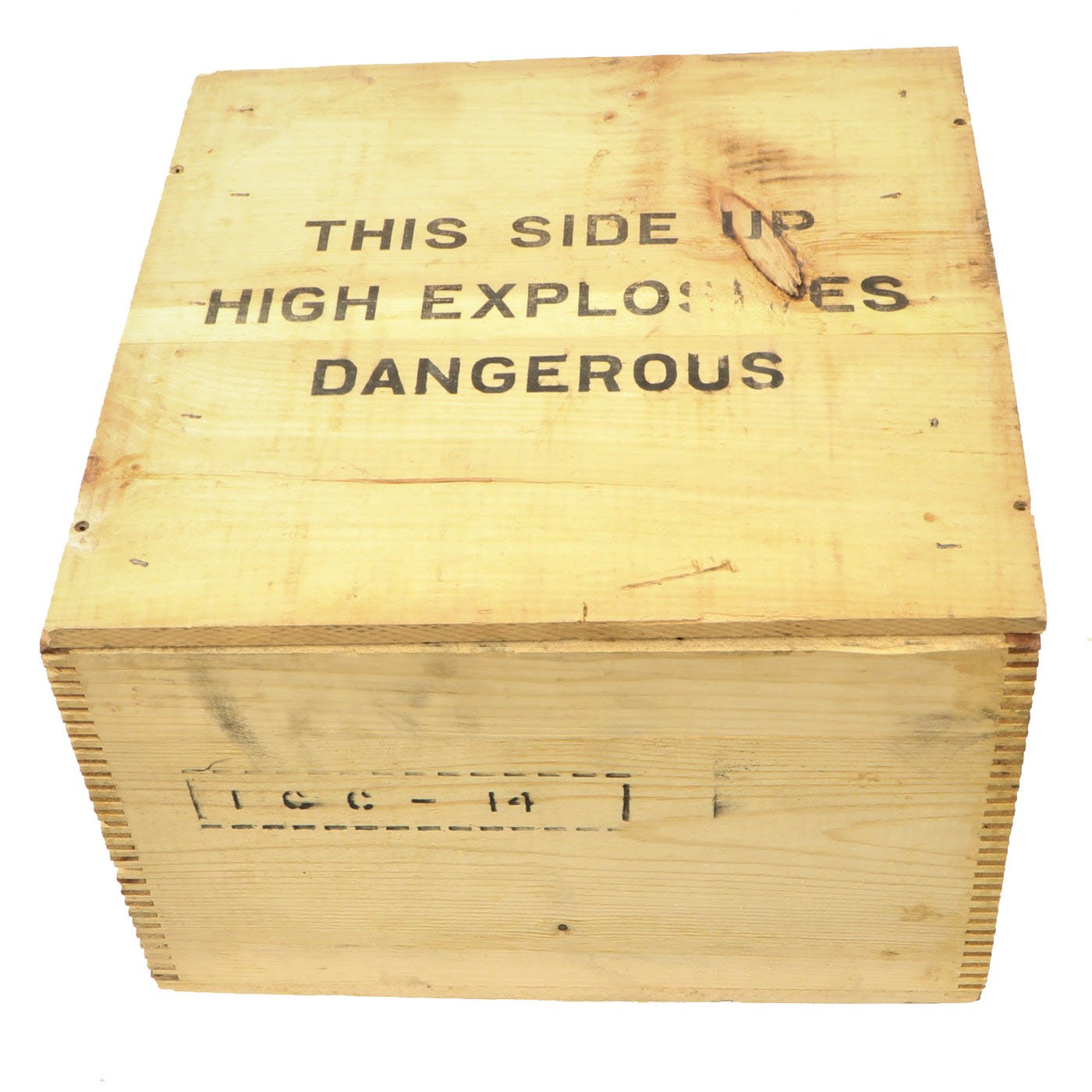 Original U.S. WWII 1943 Dated TNT Explosive Wood Crate – International ...