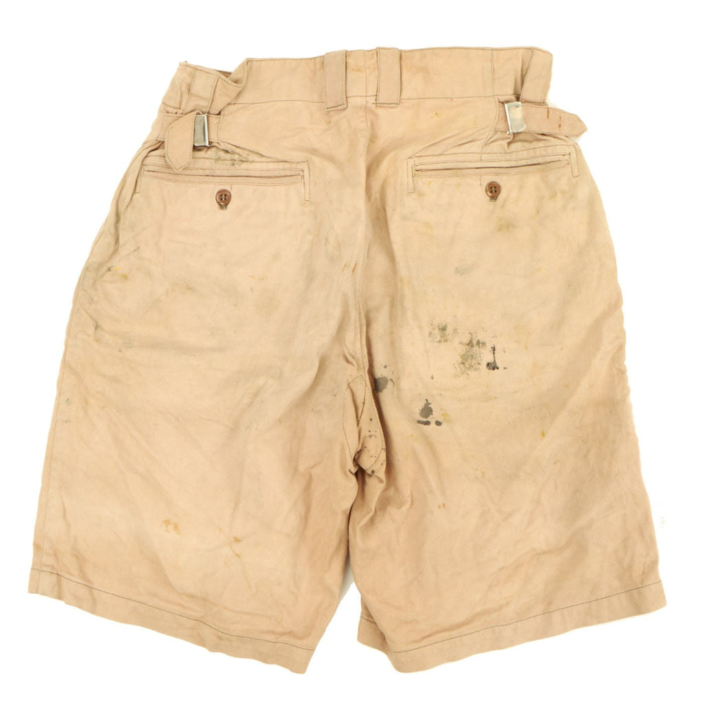Original German WWII Wehrmacht Tropical Khaki Shorts - Dated 1944 ...