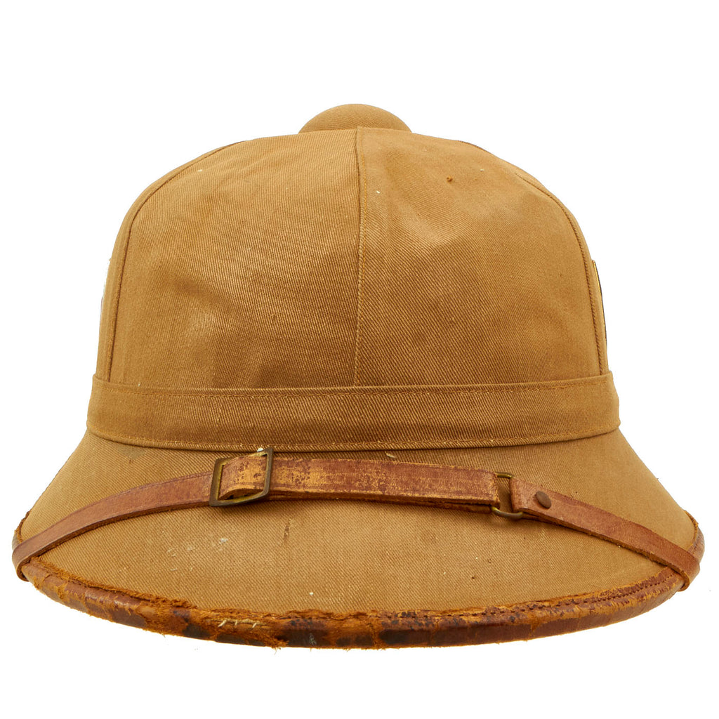 Original German WWII First Model DAK Kriegsmarine Sun Pith Helmet in s ...