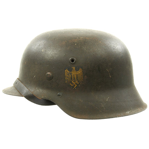 Original German WWII M42 Kriegsmarine Single Decal Helmet - ckl 68 ...