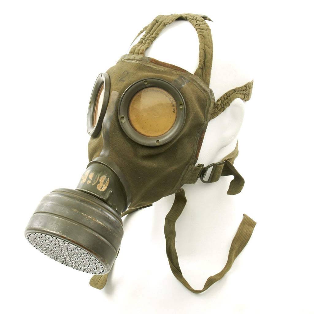 Original German WWII Medic GM30 Gas Mask with 1936 Filter and Can ...