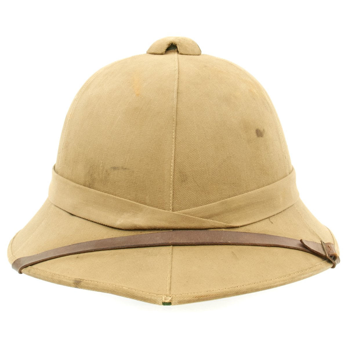 Original British WWII Wolseley Pattern Pith Sun Helmet - Dated 1942 ...