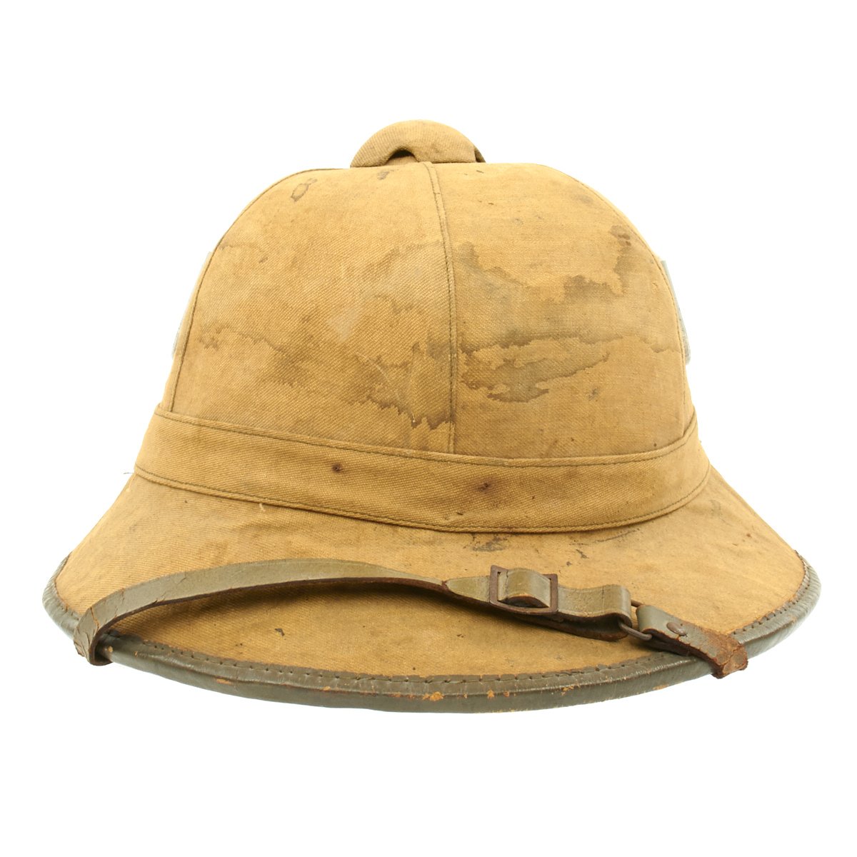 Original German WWII First Model DAK Afrikakorps Sun Helmet with Repro ...