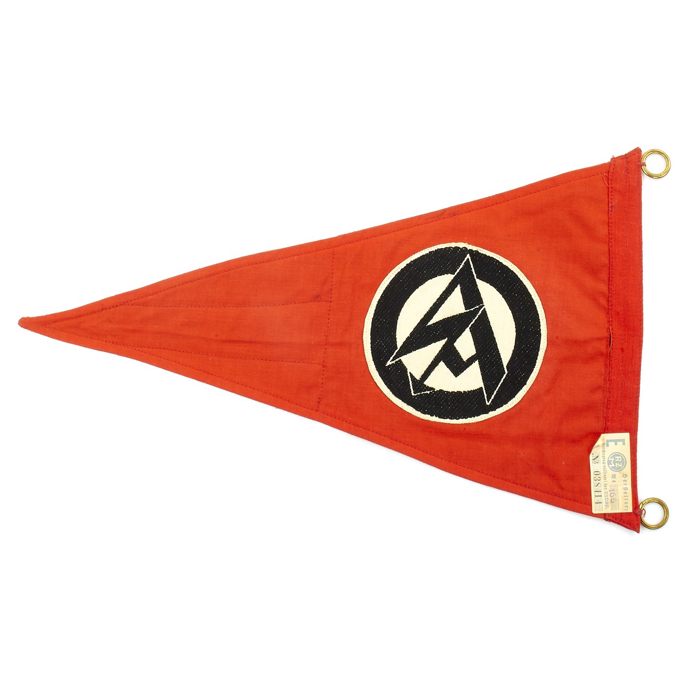 Original German WWII SA Vehicle Staff Car Pennant Flag with RZM A4/166 ...