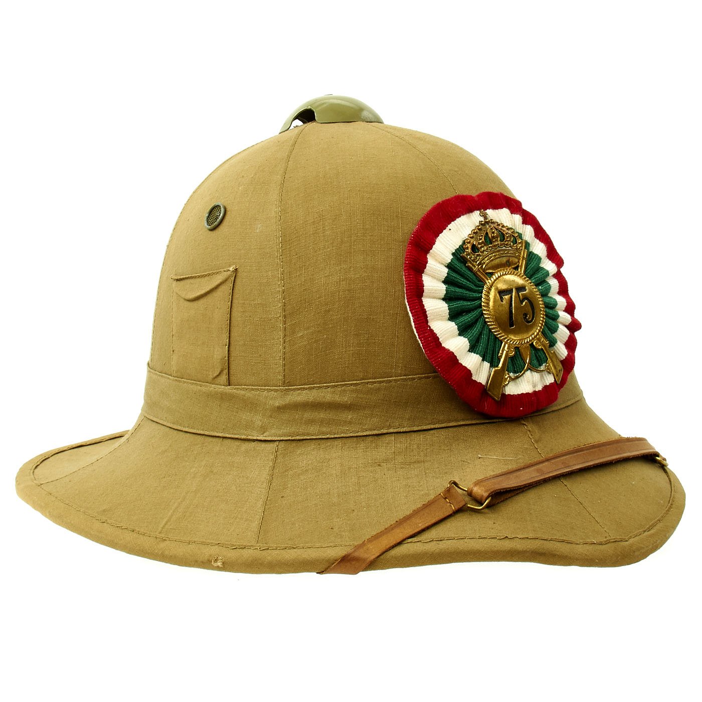 Original Italian WWII North African Campaign M1928 Tropical Sun Pith H ...