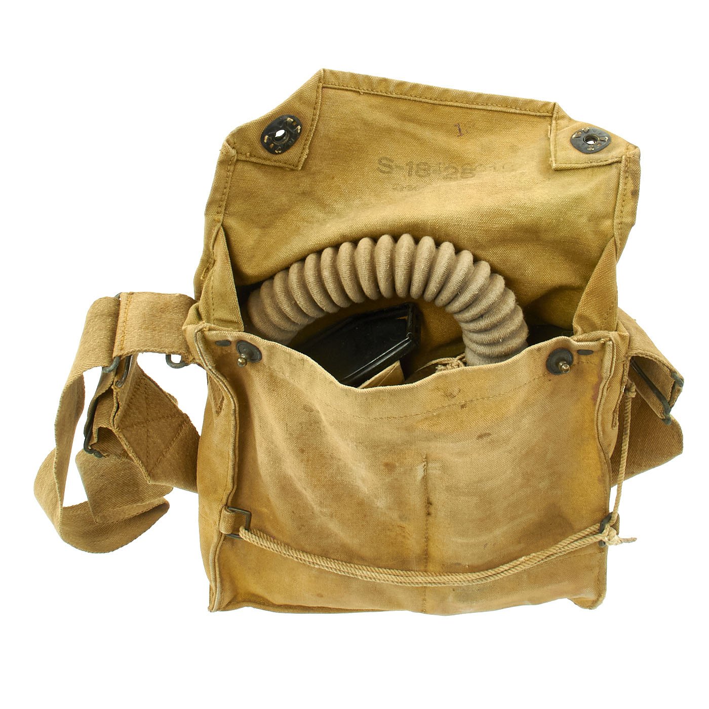 british wwi gas mask bag