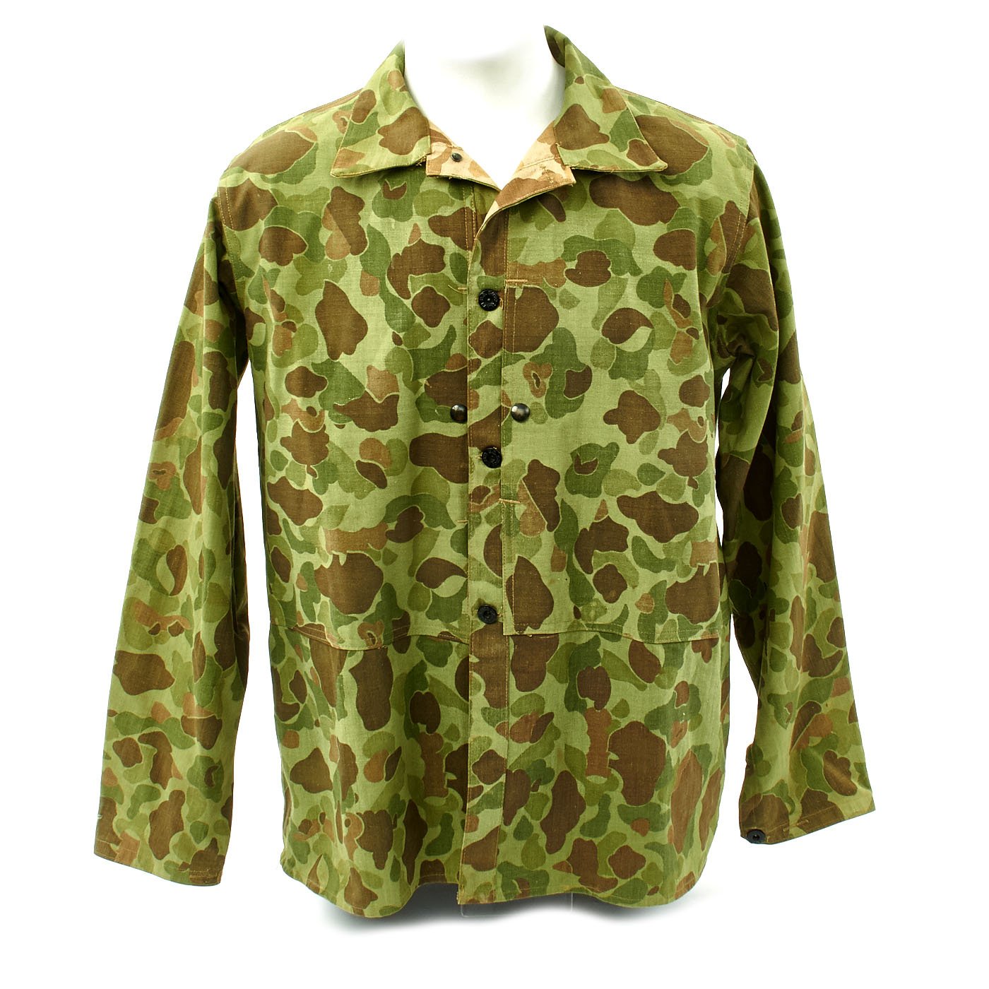 Original U.S. WWII USMC P44 Camouflage Pattern 1944 Utility Coat