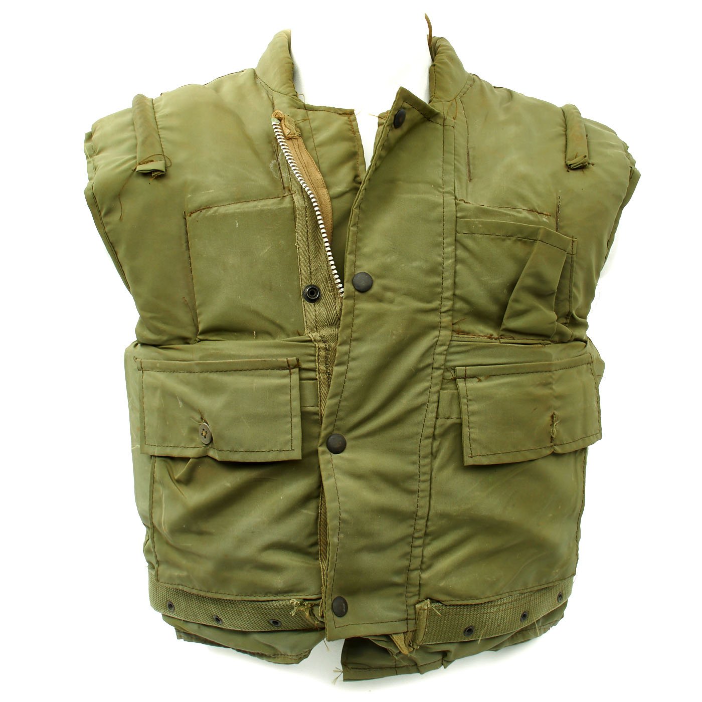 Original U.S. Vietnam War U.S.M.C. M-1955 Flak Body Armor Vest - Excel ...