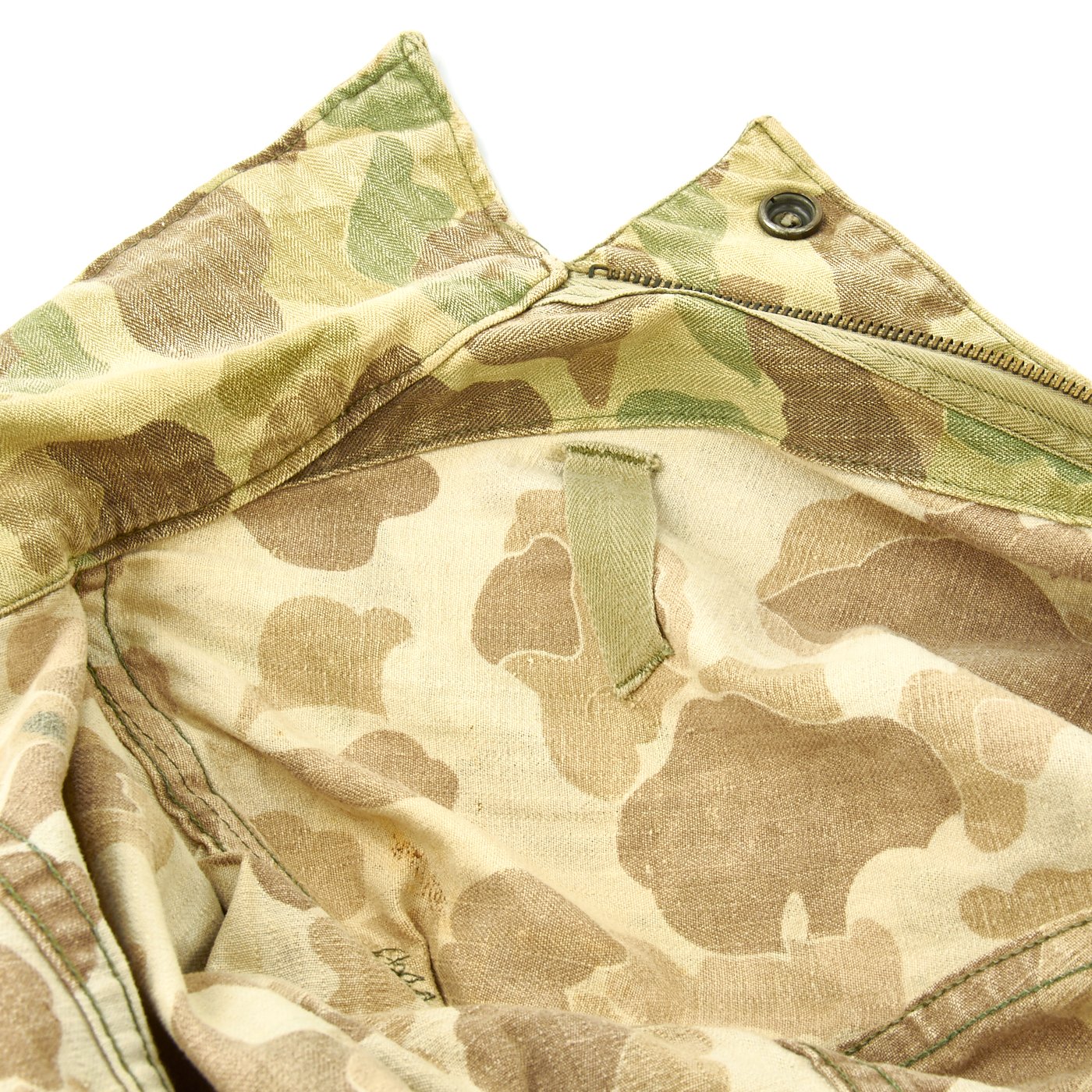 Original U.S. WWII Army USMC HBT Herringbone Twill Camouflage Coverall ...