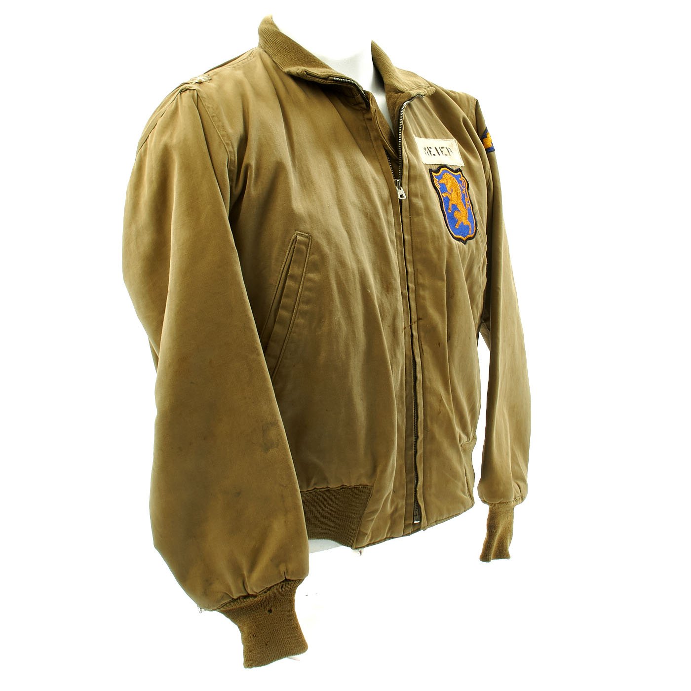 Original U.S. WWII 6th Cavalry Regiment Named Officer Tanker Jacket ...