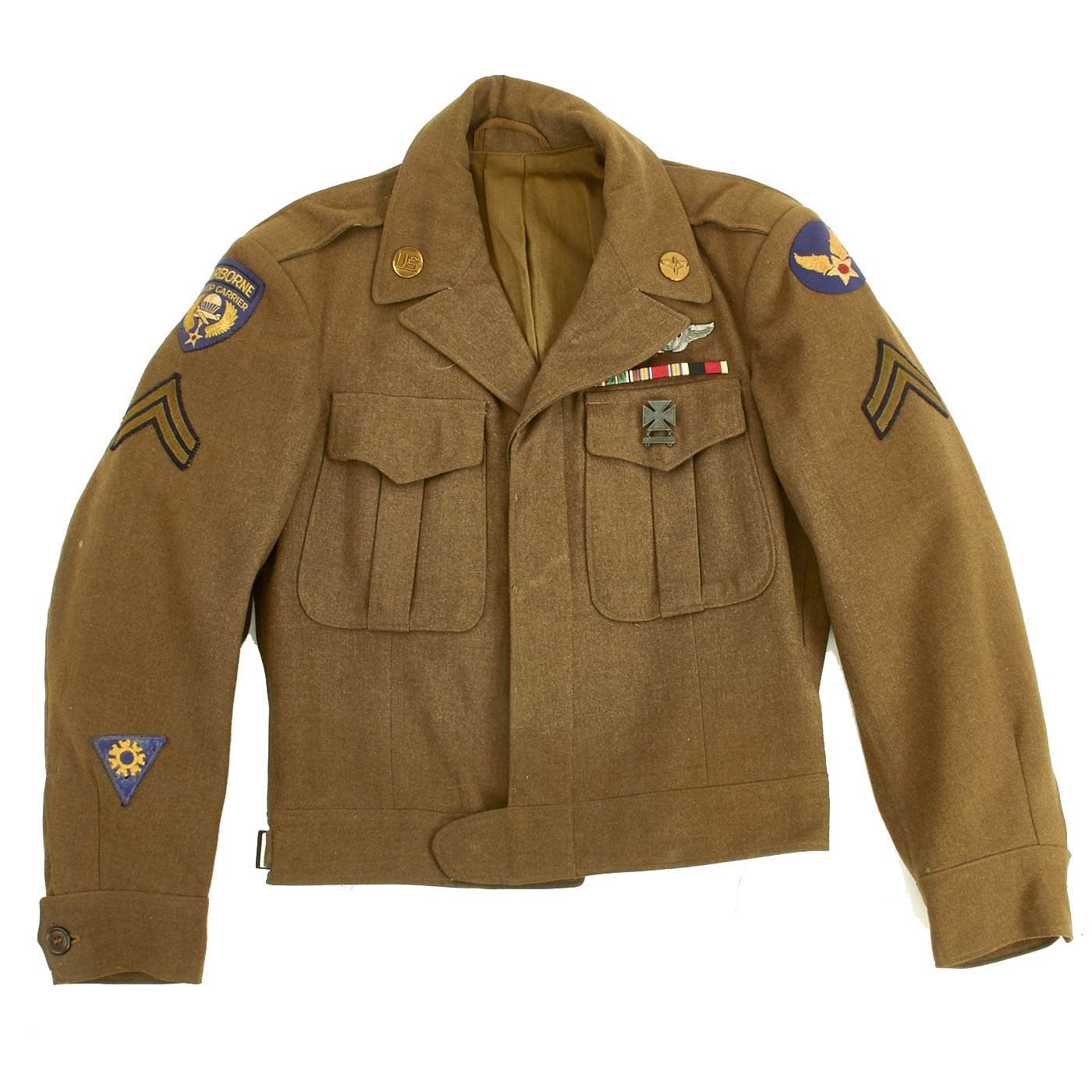 Original U.S. WWII Airborne Troop Carrier Air Crewman Ike Jacket ...
