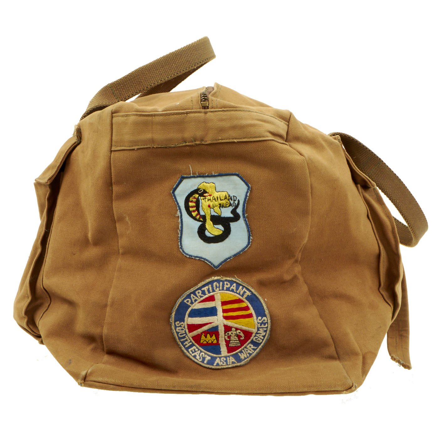 Original U.s. Vietnam Theater Made Flight Helmet Bag Named To C-130E H –  International Military Antiques