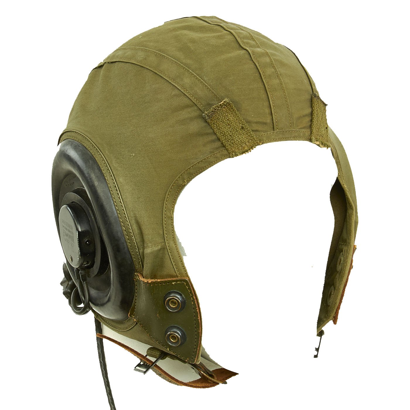 Original U.S. Korean War Summer Flying Helmet with Avionics Spec MIL-H ...