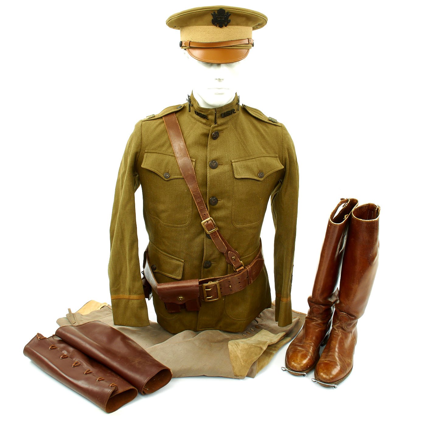 Original U.S. WWI 301st Infantry Regiment 94th Division Named Officer ...