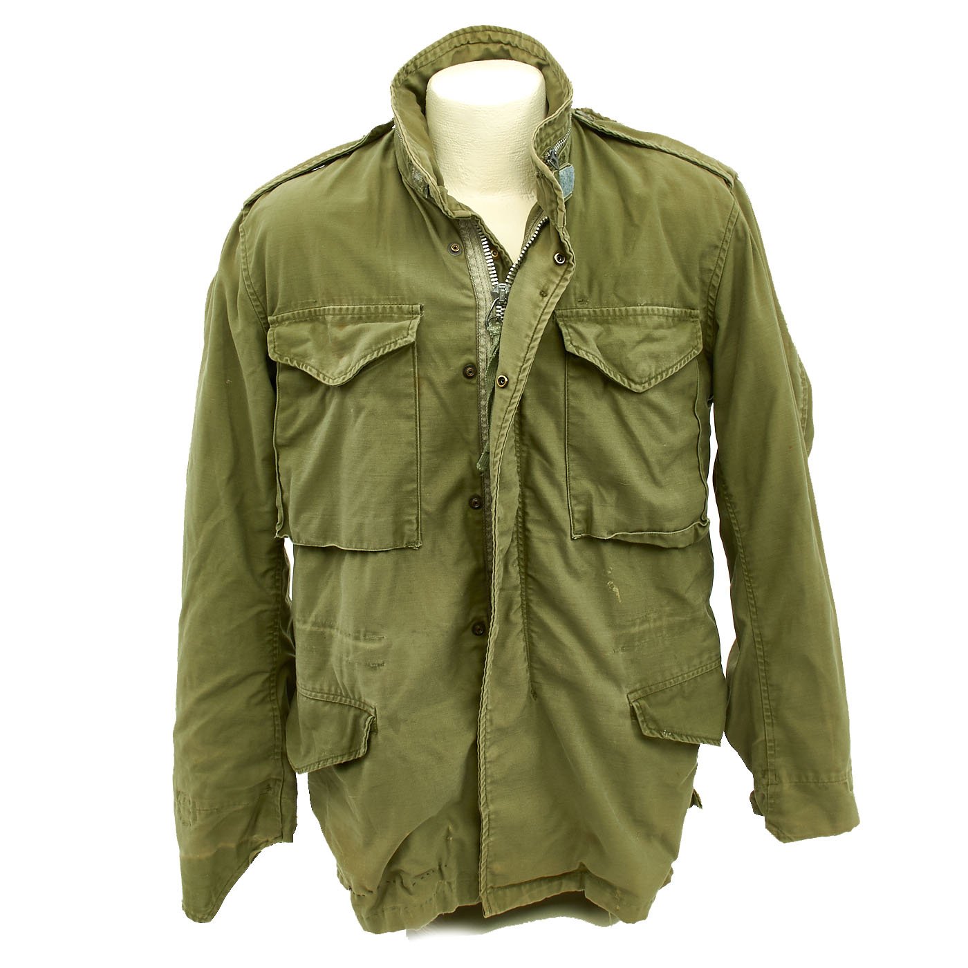 Original U.S. Vietnam War 1969 Dated M-1965 Field Jacket with Skull an ...