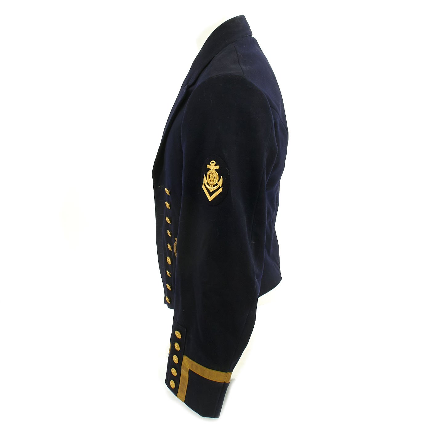 Original German WWII Kriegsmarine Evening Dress Reefer Jacket with Vest ...