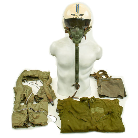 Original U.S. Navy Vietnam War Pilot's Flight Uniform - Gentex BPH-2 H ...