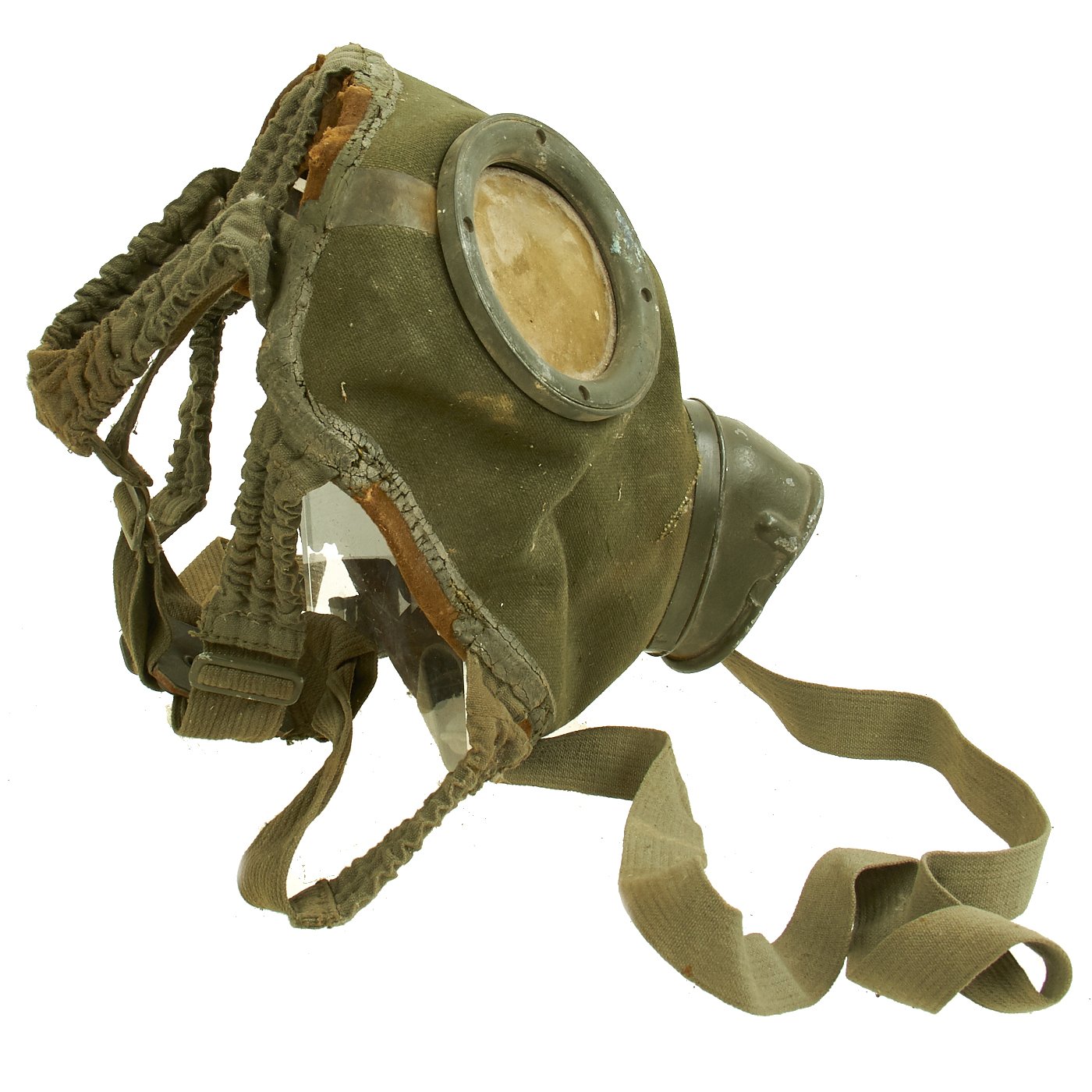 Original German WWII M30 3rd Model Gas Mask in Size 1 with Filter and ...