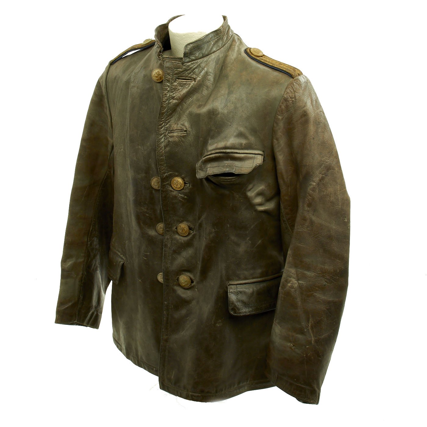 Original German Kriegsmarine U-Boat Officer Leather Jacket - Circa 194 ...