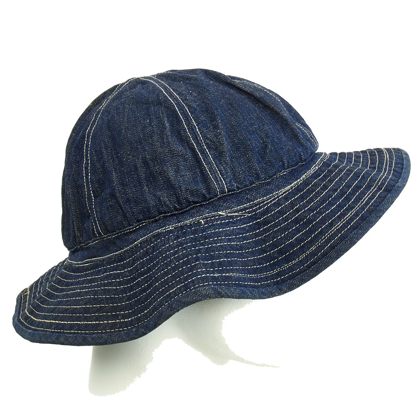 Original WWII U.S. Army Daisy Mae Blue Denim Fatigue Work Hat - Size 7 ...