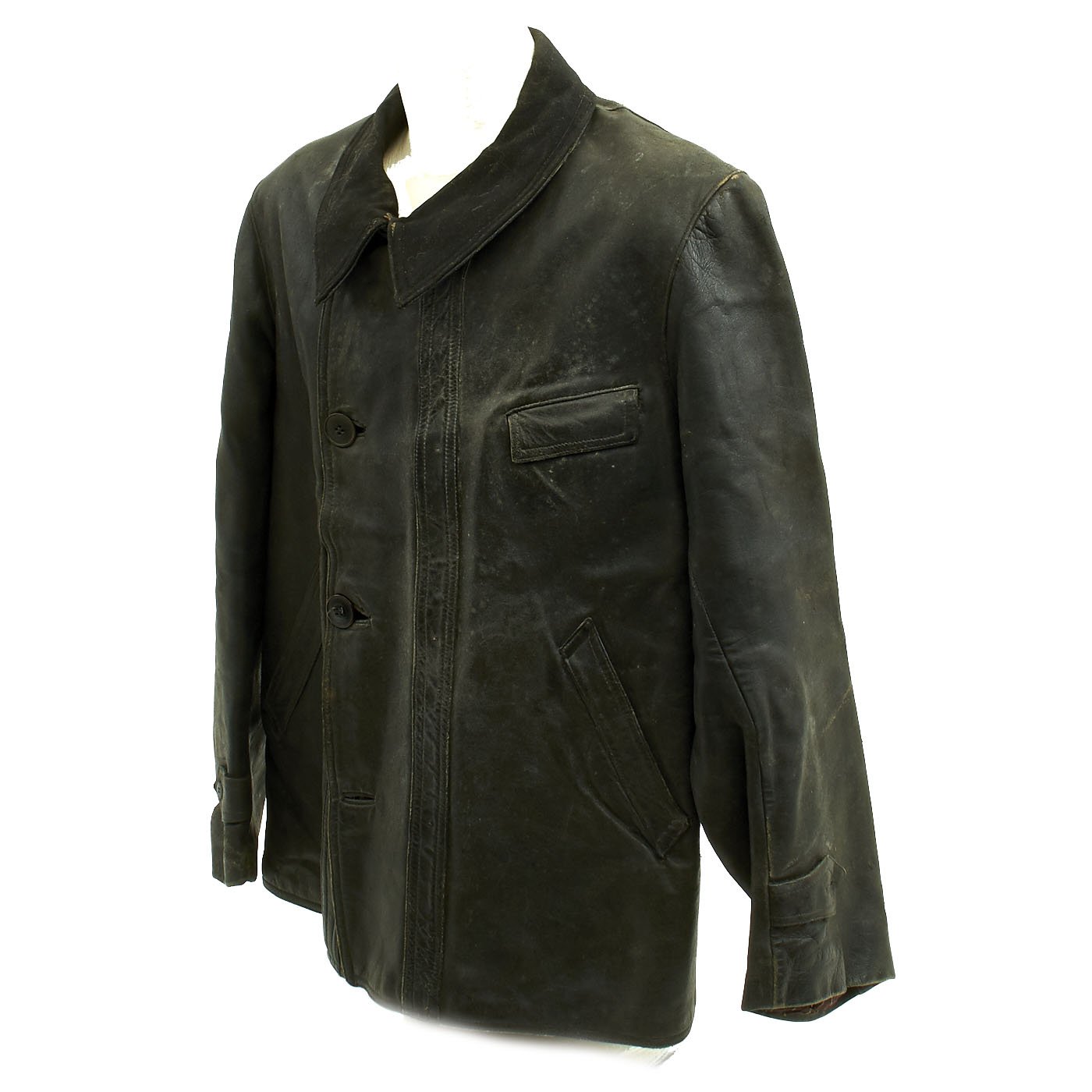 Original Imperial German WWI Aviator's Leather Jacket Pilot Coat ...