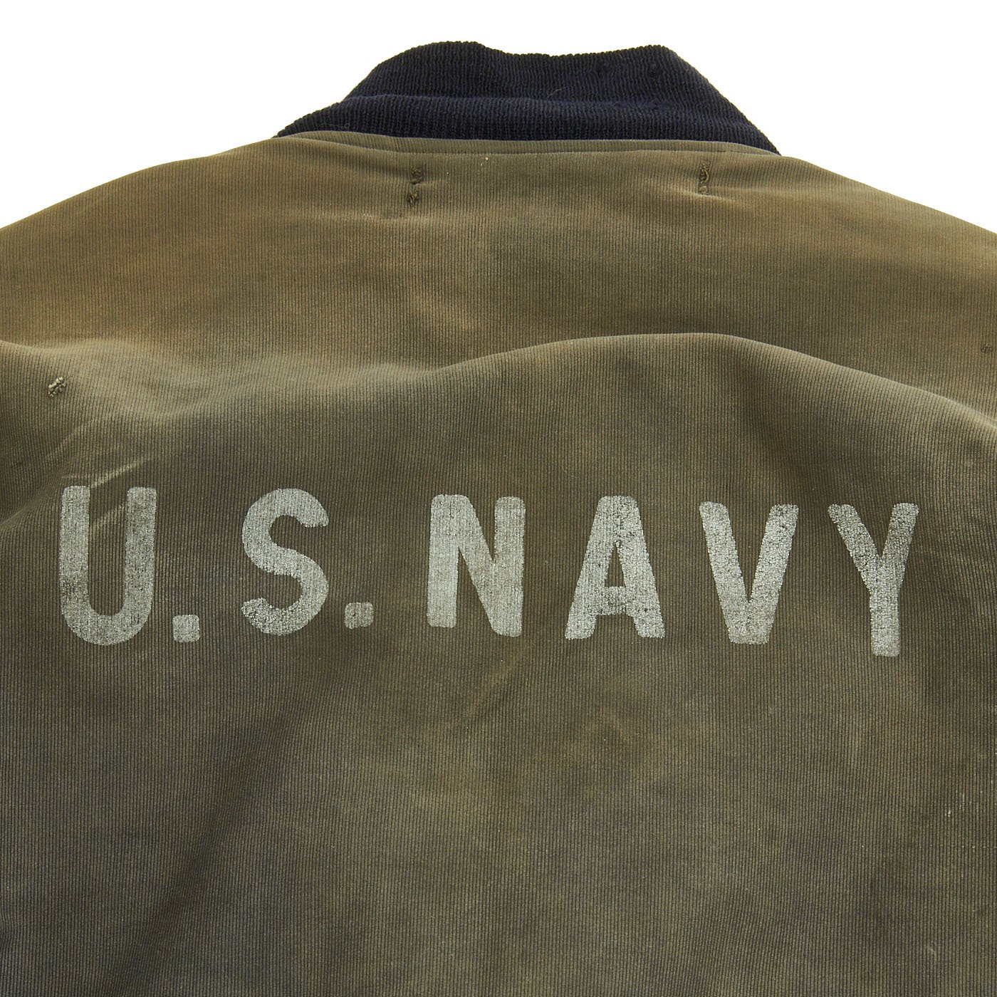 Original U.S. Navy WWII USN Hook Front Blue Deck Jacket - Circa 1943 ...