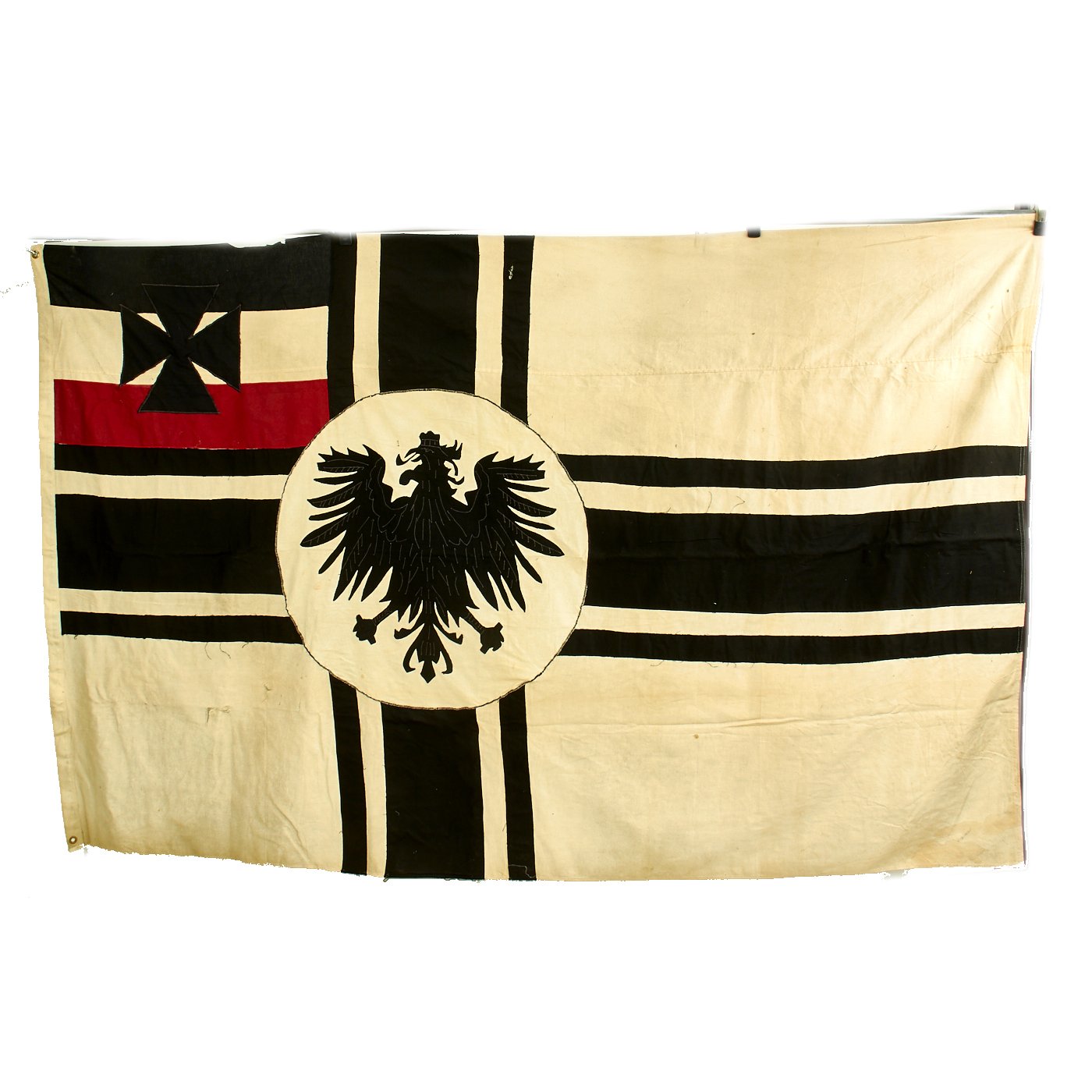 Original Wwi Imperial German Navy War Ensign Battle Flag 59 X 93 International Military Antiques