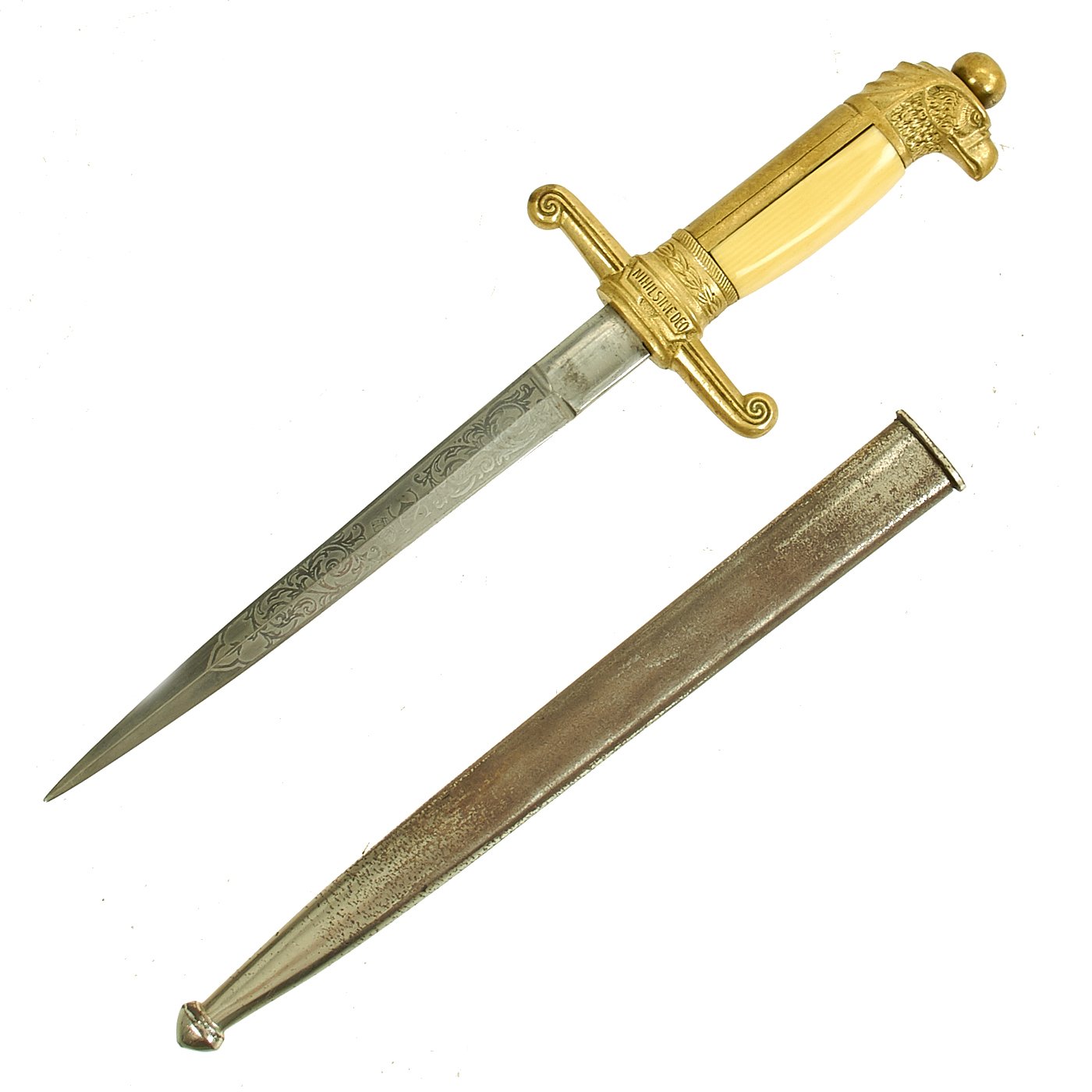 Original Pre-Wwii Royal Romanian Army Officer Dagger By F.w. Holler So –  International Military Antiques