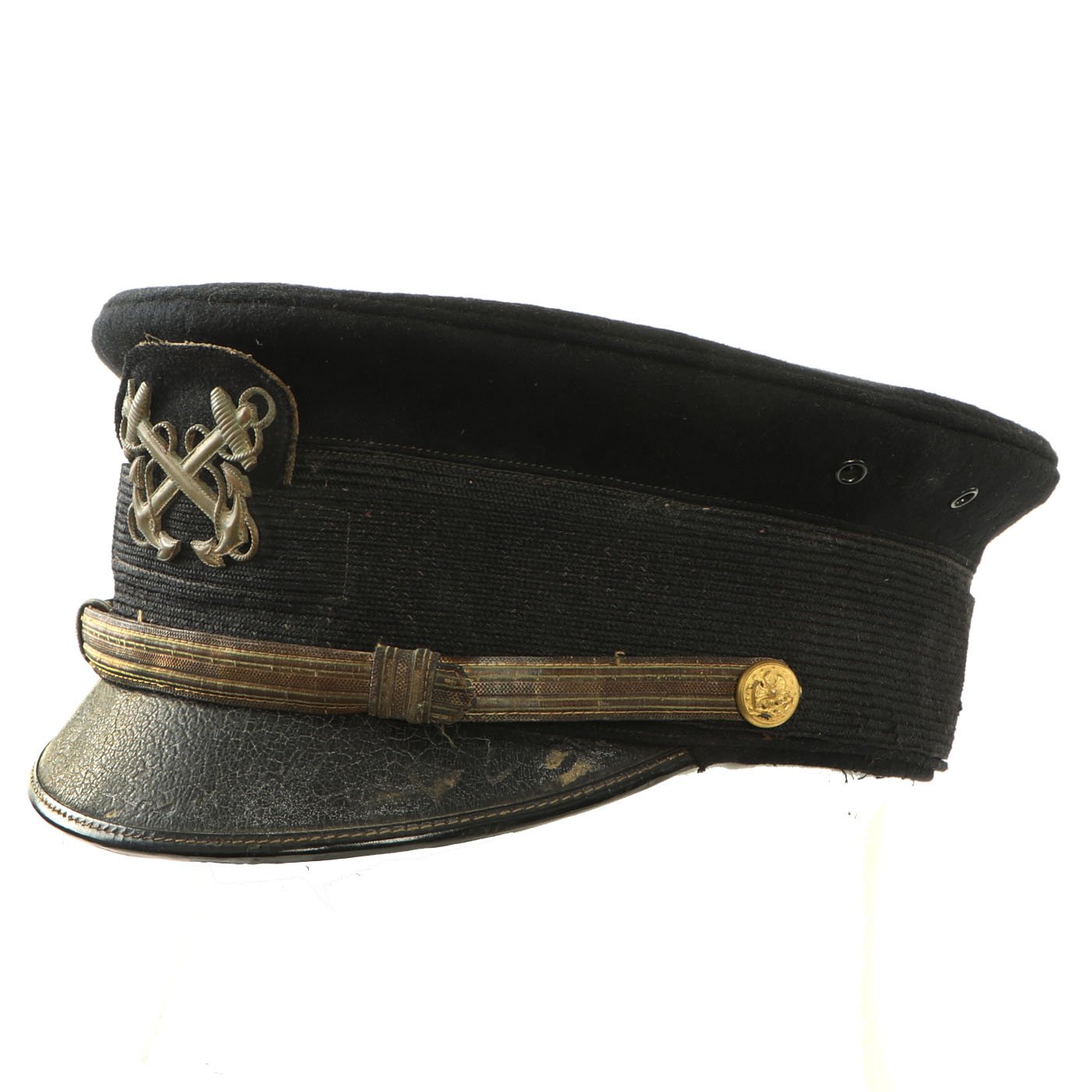 Original U.S. Navy Pre-WWI M1902 Warrant Officer Visor Cap by Lilley ...