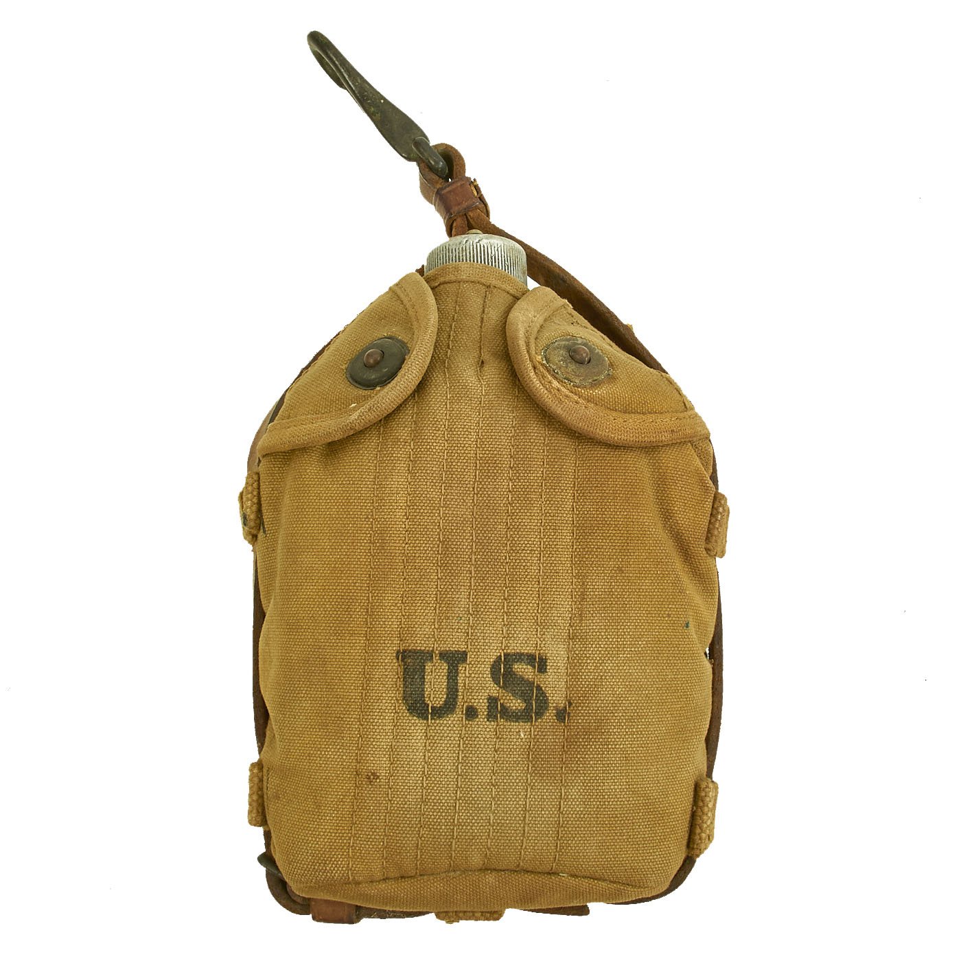 Original U.S. WWII M1917 Mounted Cavalry Canteen by A.G.M. Co. in Carr ...