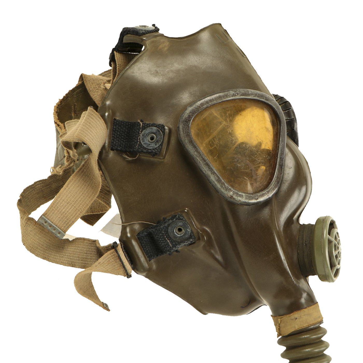 Original U.S. WWII M4 Lightweight Service Gas Mask Set - Dated 1942 ...