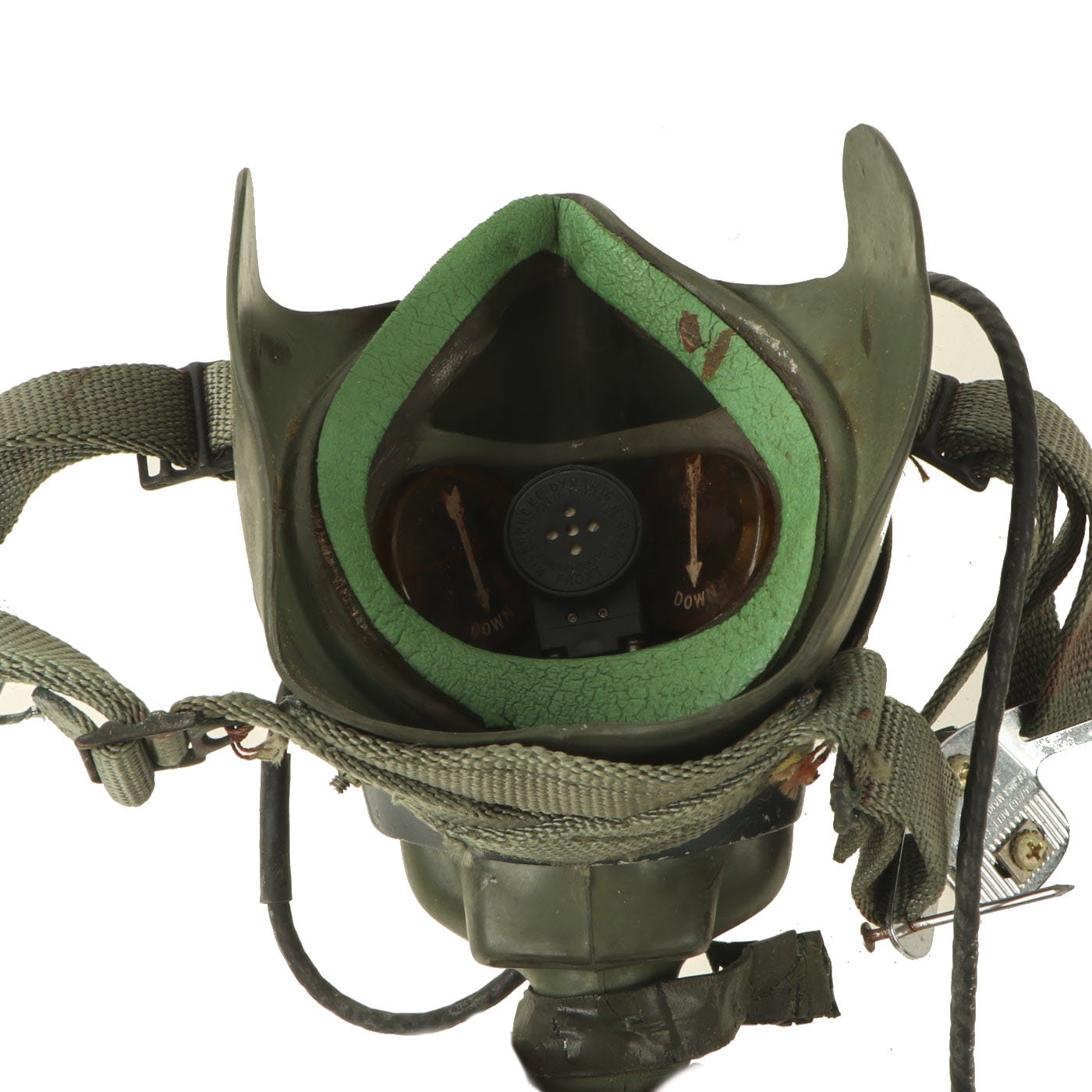 Original U.S. Vietnam War USN Pilot APH-6A Flight Helmet with Oxygen ...