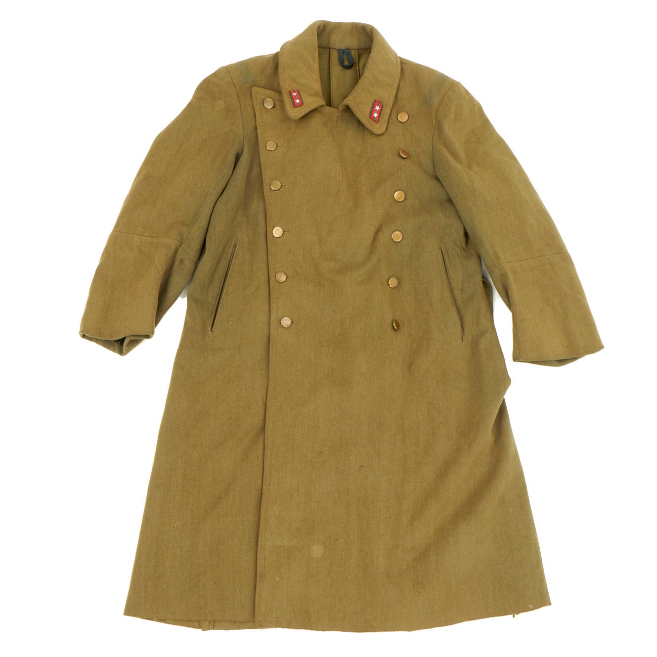 Original Japanese WWII Imperial Japanese Army Officer Wool Overcoat ...