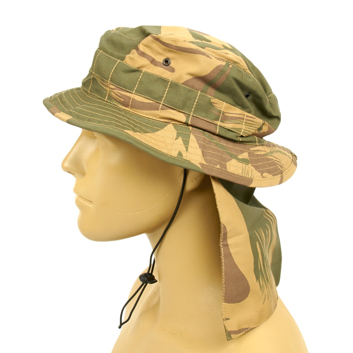 Original British Military Jungle Pattern Booney Hat With Neck Protector –  International Military Antiques