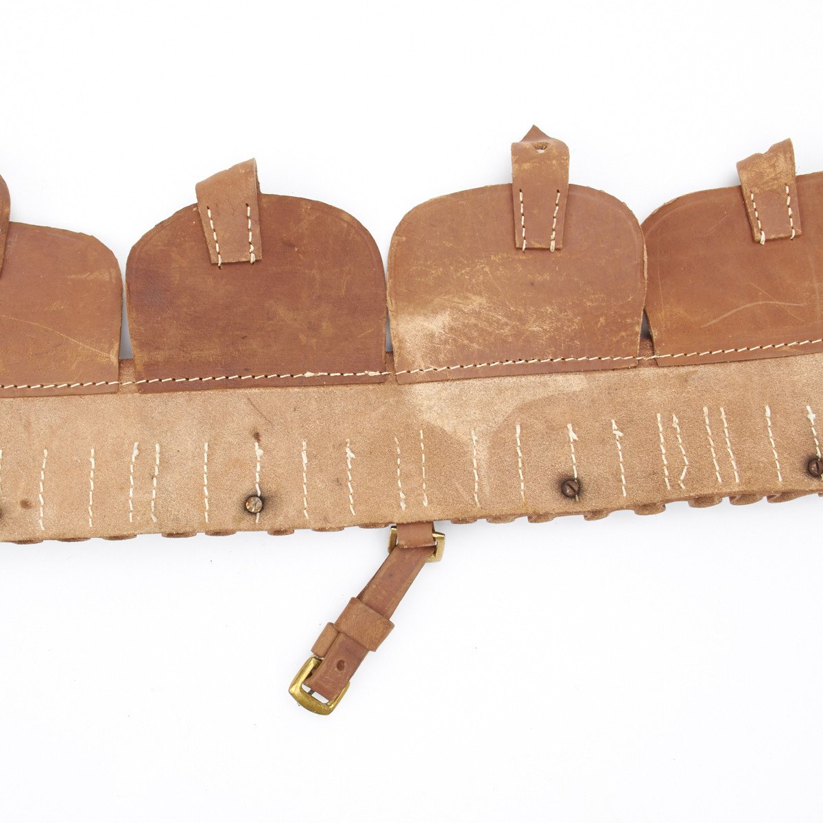 British Victorian Era Martini-Henry Rifle Leather Ammunition Bandolier ...