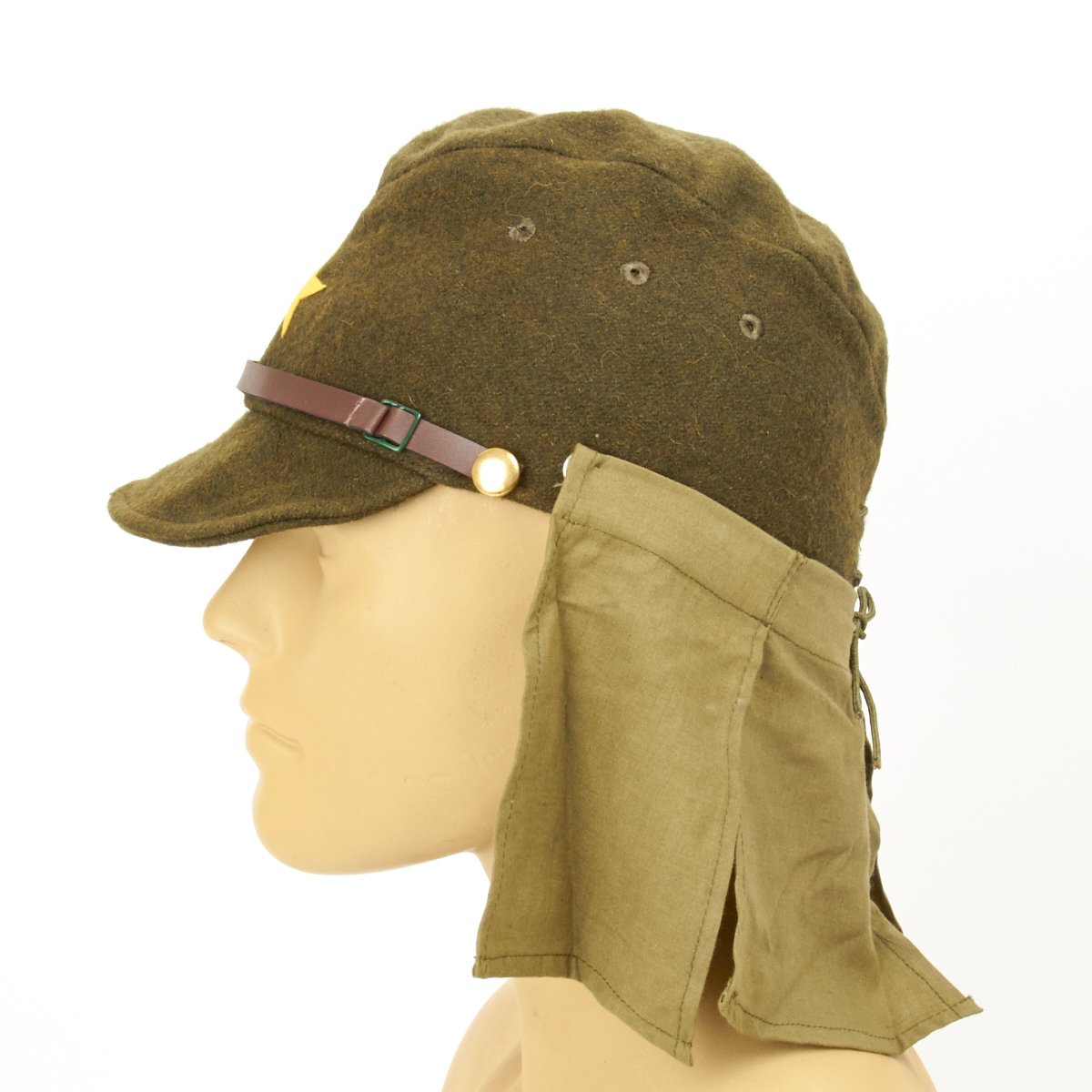 Japanese WWII Army EM NCO Field Hat with Neck Flaps – International ...