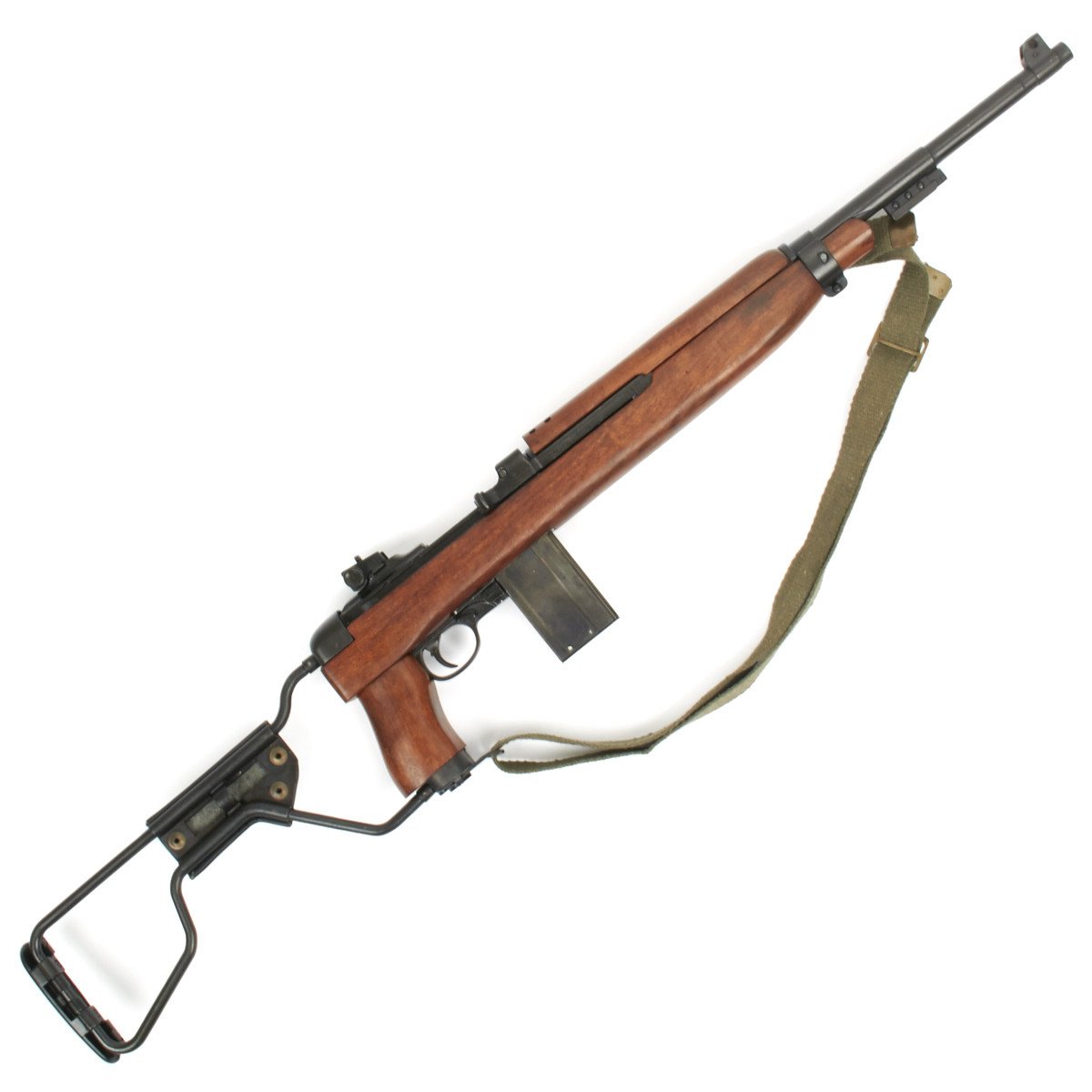 U.s. Wwii M1a1 Carbine Folding Stock Paratrooper Display Gun With 08A