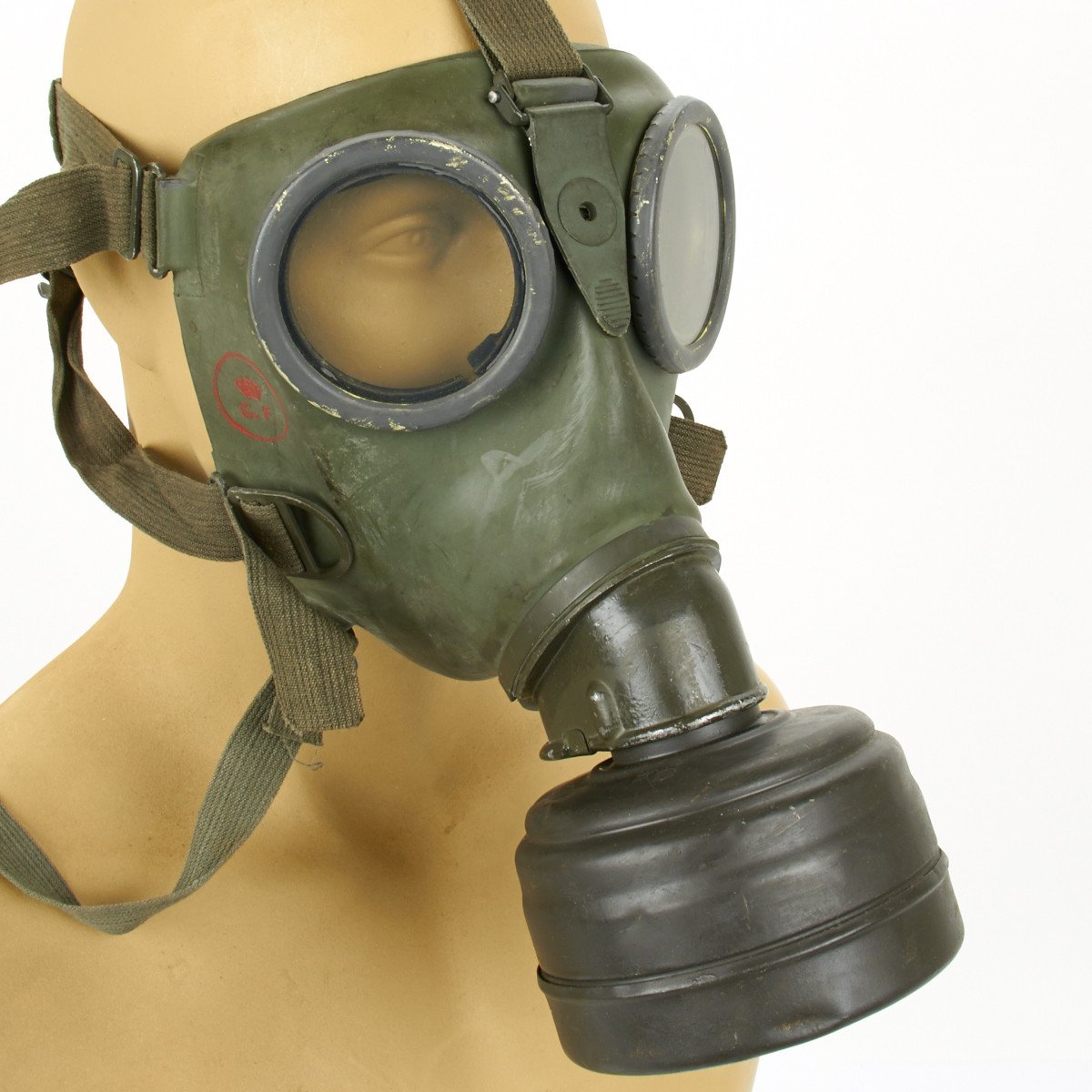 Original German WWII M-38 Gas Mask & Filter - Excellent Condition ...