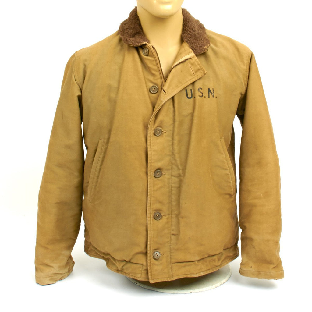 Original U.S. WWII N-1 Navy Deck Jacket - Size 40 – International