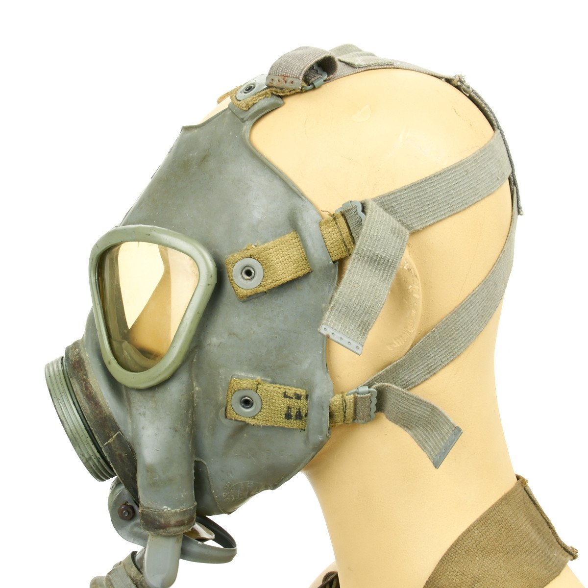 Original U.S. WWII M3 Diaphragm Gas Mask with M1VA1 Bag – International ...