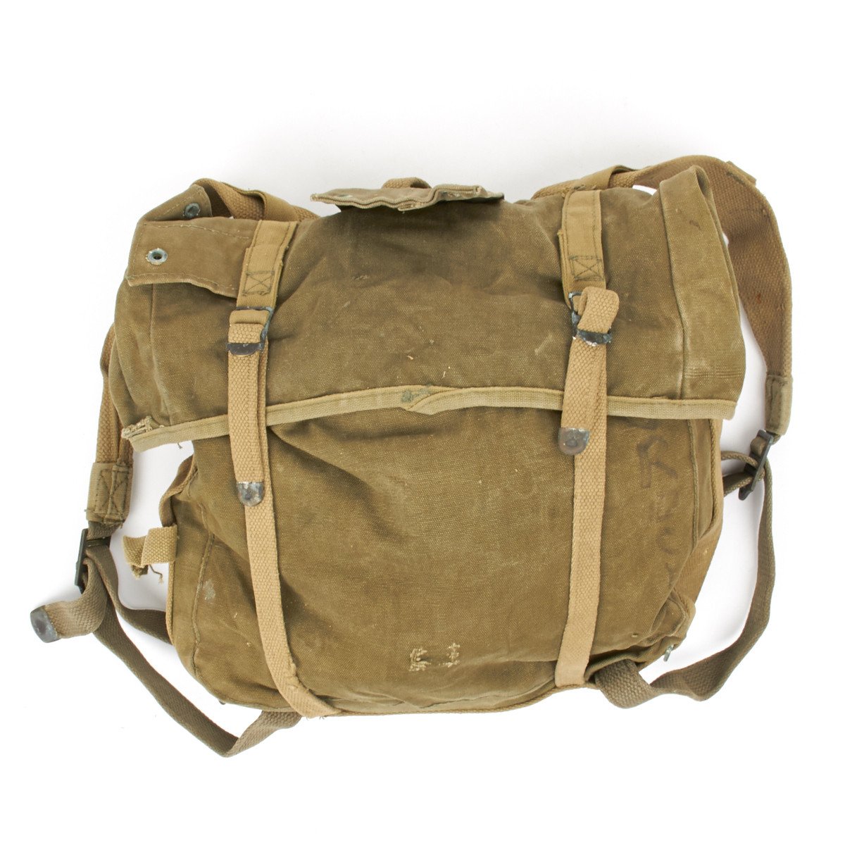 Original U.S. WWII M-1941 USMC 2nd Pattern Haversack - Upper Bag ...