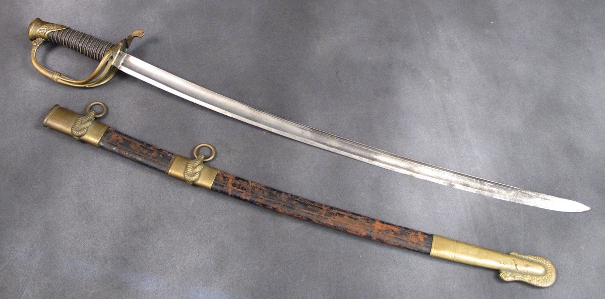 civil war presentation navy swords