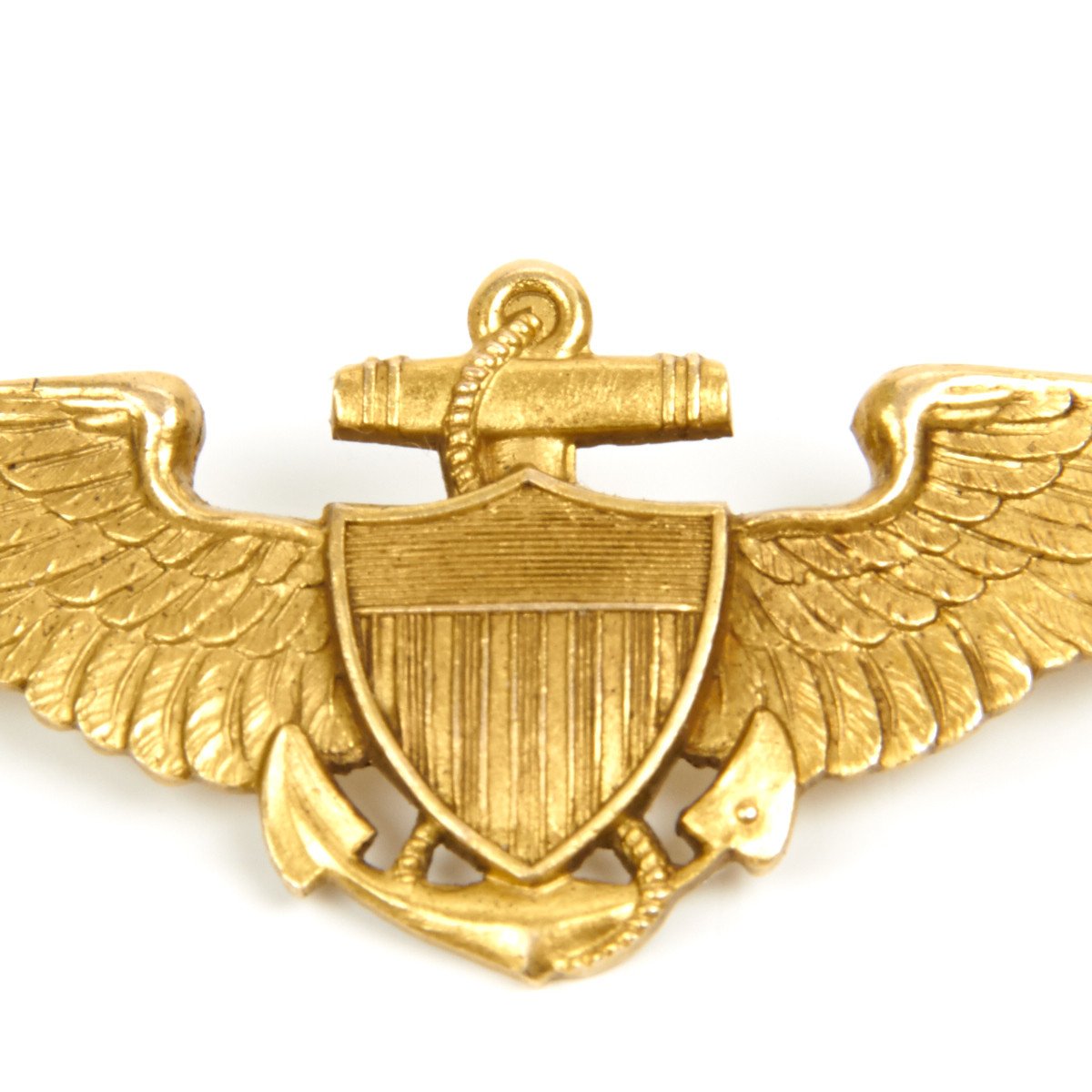 Original U.S. WWII Named 14K Gold US Navy Aviator Wings by Bailey ...