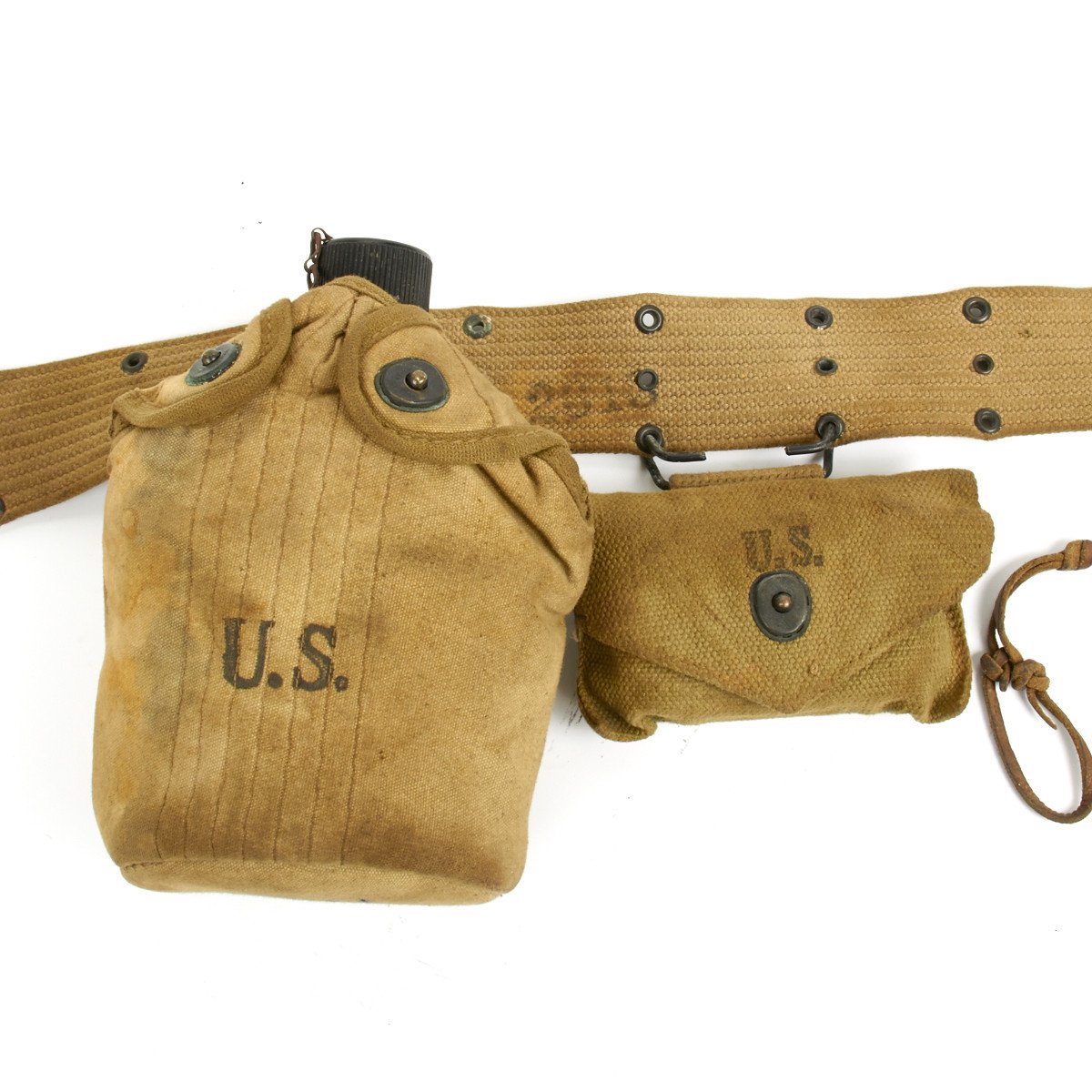 Original U.S. WWII Officer M1936 Pistol Belt, M1911 Holster, Magazine ...